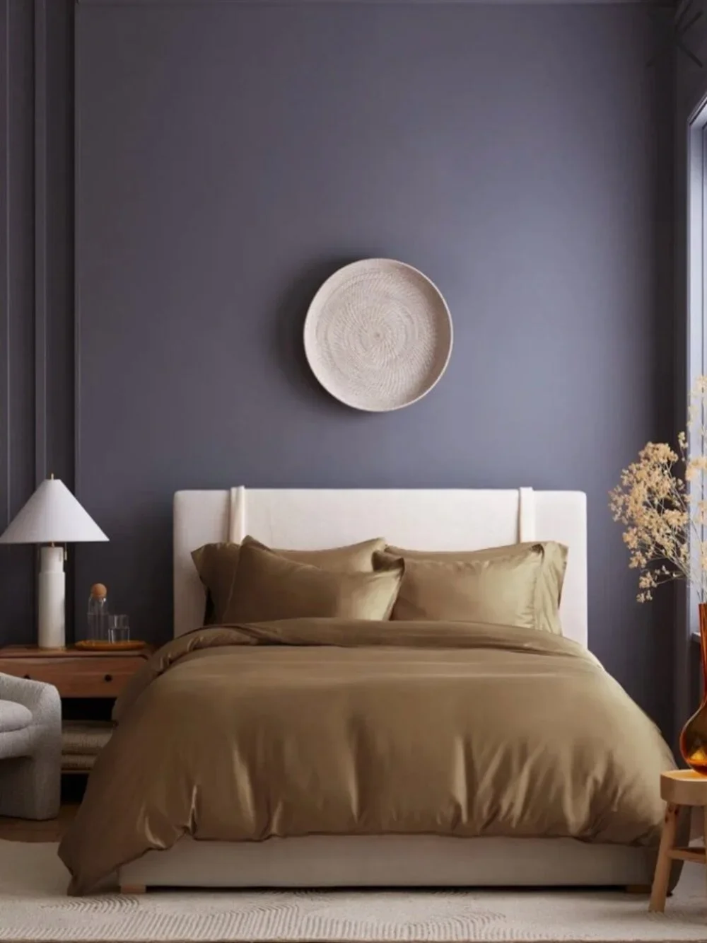 Quince Bamboo Duvet Cover – King/Cal King – Walnut (tiny flaw; see photos)